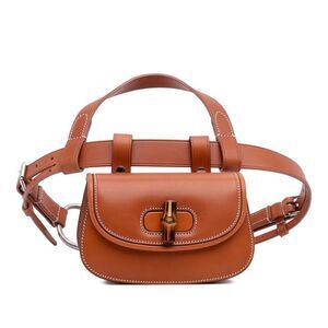 Pre Loved gucci Women Brown Belt Bags